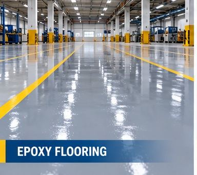 Epoxy industrial floor coating
