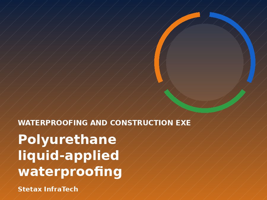 Polyurethane liquid-applied waterproofing