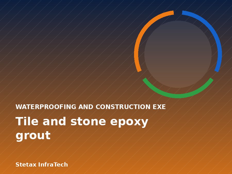 Tile and stone epoxy grout